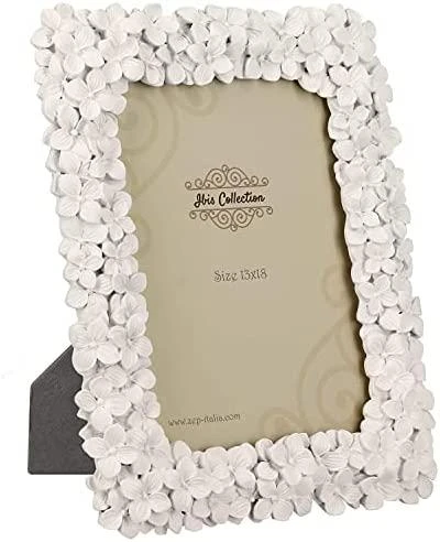 Nuotraukų rėmelis ZEP Blumen 15x20 dervos portretas baltas EE9468