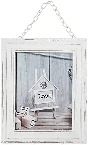 Nuotraukų rėmelis ZEP Rivoli baltas 15x20 medinis rėmas SY968W