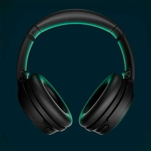 Belaidės ausinės Bose QuietComfort, Juodos spalvos