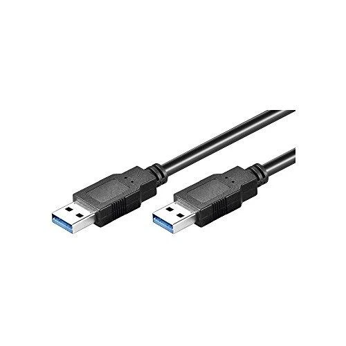 USB 3.0 laidas su dviem USB-A jungtimis