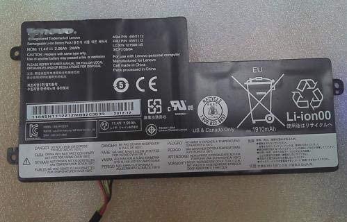 „Lenovo“ vidinė baterija, 3c, 23 Wh, ličio jonų, LGC - 45N1113