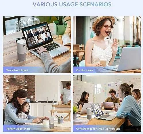 Logitech Connect, Video konferencijų sistema/ Full HD 1080p/nešiojama/USB/Skype for Business/Compatible Cisco