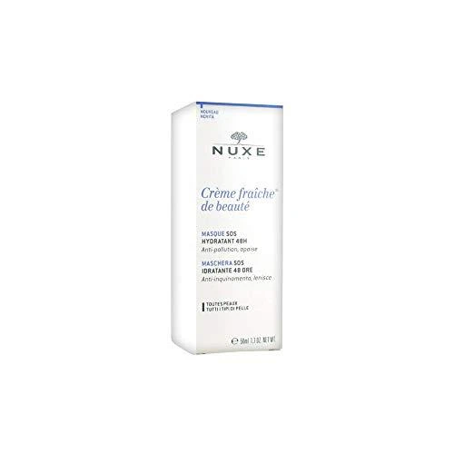 Nuxe 48 val. greito poveikio drėkinamoji kaukė „Crème Fraîche® de Beauté Masque SOS 48H moisture SOS rescue mask“, 30 ml