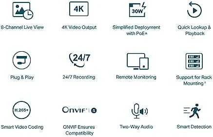 TP-LINK | VIGI 8 kanalų PoE+ tinklo vaizdo įrašymo įrenginys | VIGI NVR1008H-8P | 1 | 8 kanalas
