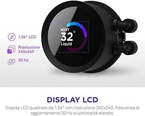 NZXT CPU vandens aušinimas Kraken 280 RGB LCD
