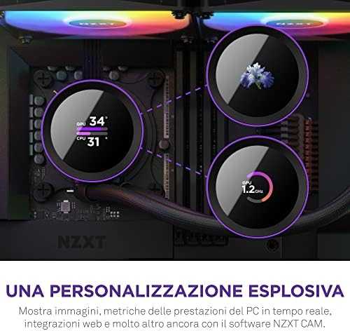 NZXT CPU vandens aušinimo Kraken 360 RGB LCD