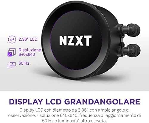NZXT CPU vandens aušinimo Kraken Elite 240 RGB LCD