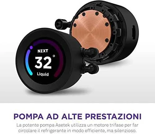 NZXT CPU vandens aušinimo Kraken Elite 240 RGB LCD