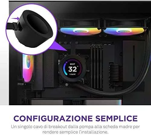 NZXT CPU vandens aušinimo Kraken Elite 240 RGB LCD