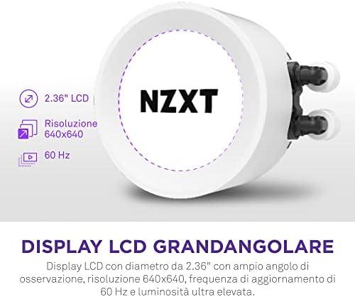 NZXT CPU vandens aušinimas Kraken Elite 240 RGB LCD Baltas