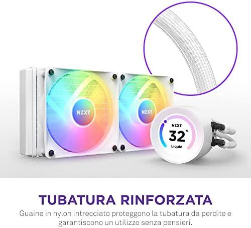 NZXT CPU vandens aušinimas Kraken Elite 240 RGB LCD Baltas