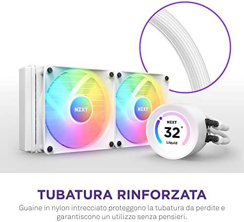 NZXT CPU vandens aušinimas Kraken Elite 280 RGB LCD Baltas