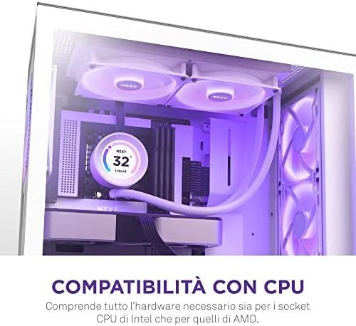 NZXT CPU vandens aušinimas Kraken Elite 280 RGB LCD Baltas