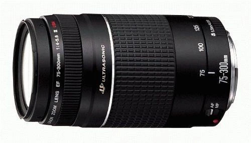 „Canon“ 75–300 mm f/4,0–5,6 EF DC III objektyvas