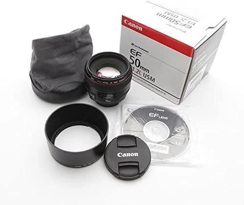 Objektyvas Canon EF 50mm f/1.2L USM SLR Juoda