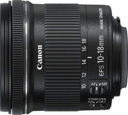 Canon EF-S10-18ISSTM „Ultra“ platus objektyvas Juoda
