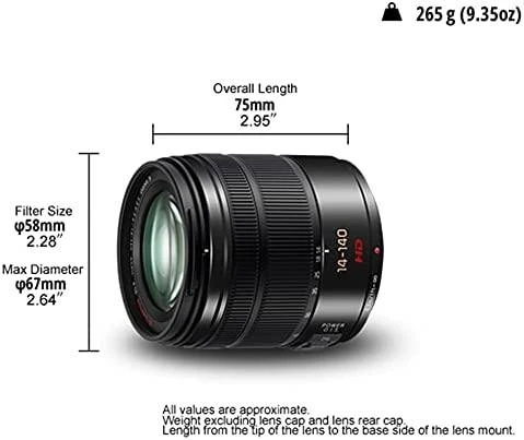 Objektyvas Panasonic Lumix 14-140mm F/3.5-5.6 G VARIO II