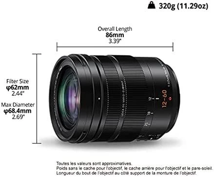 Objektyvas Panasonic Lumix 12-60mm F/2.8-4.0 Leica DG Vario Elmarit ASPH POWER OIS be dėžutės