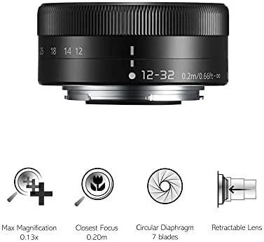 Objektyvas Panasonic LUMIX G VARIO 12-32mm / F3.5-F5.6 ASPH. / MEGA O.I.S. (H-FS12032-K) Juodas