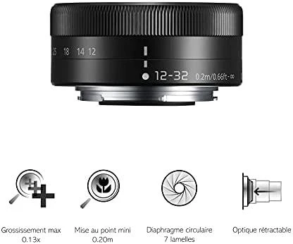Objektyvas Panasonic LUMIX G VARIO 12-32mm / F3.5-F5.6 ASPH. / MEGA O.I.S. (H-FS12032-K) Juodas