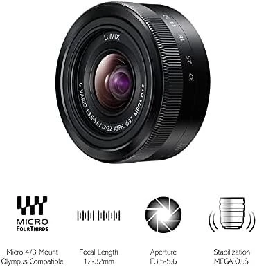 Objektyvas Panasonic LUMIX G VARIO 12-32mm / F3.5-F5.6 ASPH. / MEGA O.I.S. (H-FS12032-K) Juodas