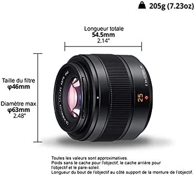 Objektyvas Panasonic Lumix 25mm F/1.4 II Leica DG Summilux ASPH