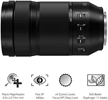Objektyvas Panasonic Lumix S 70-300mm F4.5-5.6 MACRO O.I.S.