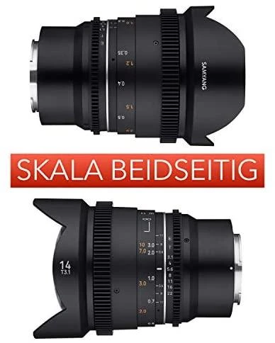 Objektyvas Samyang 14mm T3.1 VDSLR MK2 Canon RF