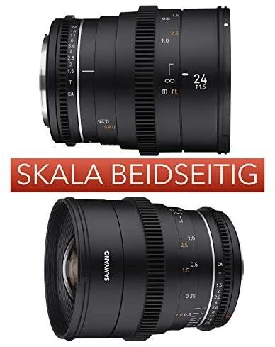 Objektyvas Obiektyw Samyang Canon RF 50 mm F/1.5 MK2 VDSLR