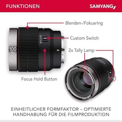 Objektyvas Samyang V-AF 100mm T2.3 Sony FE