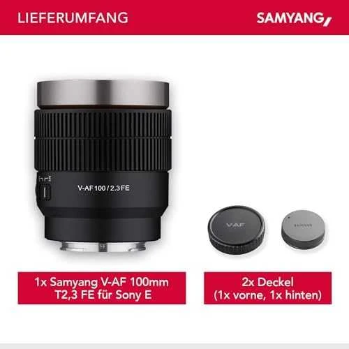 Objektyvas Samyang V-AF 100mm T2.3 Sony FE