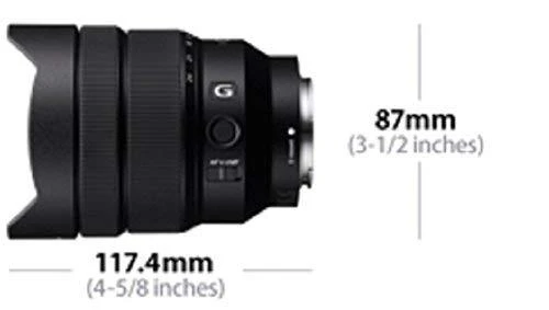 Sony FE 12-24mm F4 G MILC „Ultra“ platus objektyvas Juoda