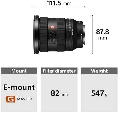 Objektyvas Sony FE 16-35mm F2.8 GM II (Juodas) | (SEL1635GM2)