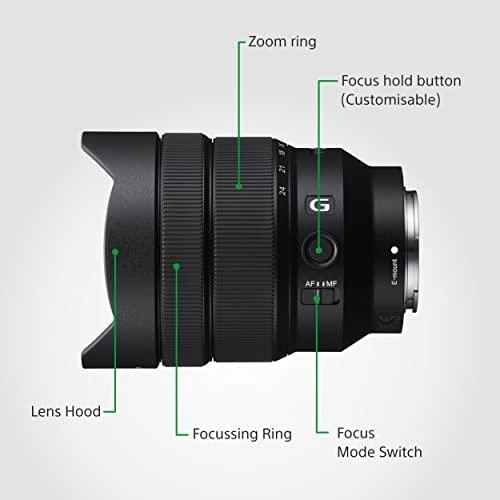 Sony FE 12-24mm F4 G MILC „Ultra“ platus objektyvas Juoda
