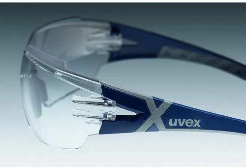 Apsauginiai akiniai Uvex Pheos CX2 skaidria linze, supravision excellence padengimas, mėlynos/pilkos kojelės 