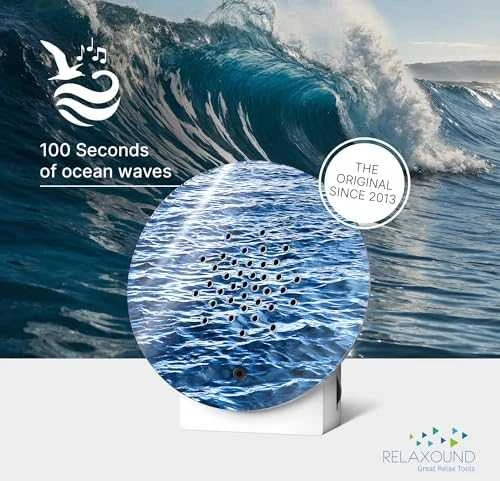 Relaxound Oceanbox skambanti dėžutė (Bangų vaizdas)