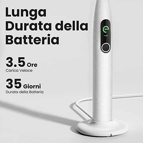 Elektrinis dantų šepetėlis Oclean X Pro Elite, pilkas