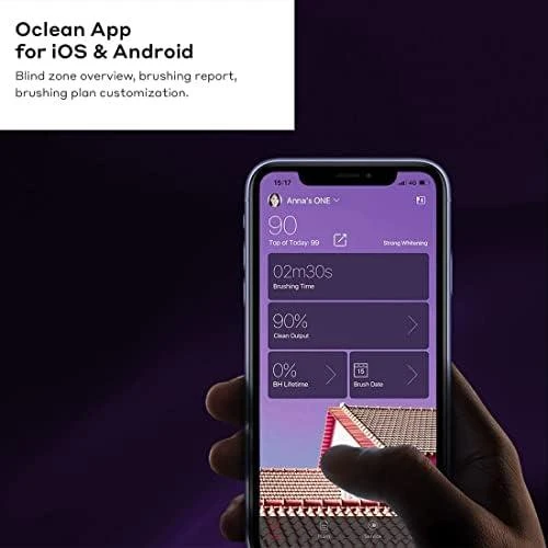 Elektrinis dantų šepetėlis Oclean X Pro, rožinis