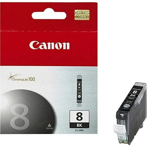 CANON 1LB CLI-8BK rašalo kasetė, juoda, standartinė talpa, 13 ml, 2,795 puslapiai, 1 pakuotė