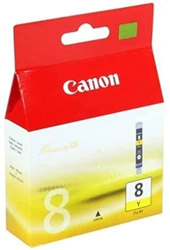CANON CLI-8Y rašalas geltonas, 13 ml, skirtas Pixma MP800 500 iX4000 iX5000