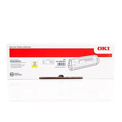 OKI 45862837 tonerio kasetė Originalus Geltona 1 vnt