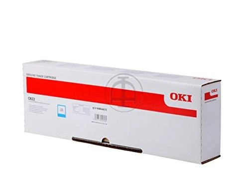 OKI C822 (44844615) Lazerinė kasetė, Žydra