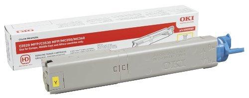 Oki C 3520 (43459369), geltona kasetė