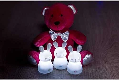 Olala Boutique 3 LED lovos lempų rinkinys „Olala“ - zuikis, lengvas kelias