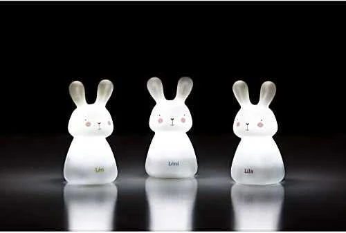 Olala Boutique 3 LED lovos lempų rinkinys „Olala“ - zuikis, lengvas kelias