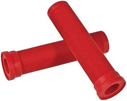 Vairo rankenėlės ODI Soft Longneck BMX Flangless 135mm Bright Raudona