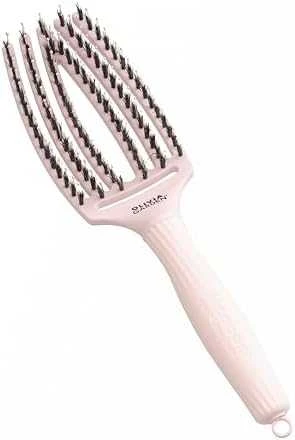 Plaukų šepetys džiovinimui Olivia Garden Fingerbrush Pastel Rožinė Medium
