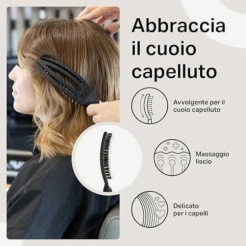 Šepetys plaukų džiovinimui Olivia Garden Fingerbrush Combo Small Hair