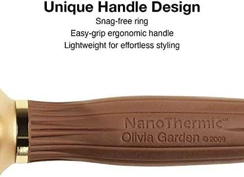 Olivia Garden NanoThermic Ceramic+Ion Round 82 mm skustuvas