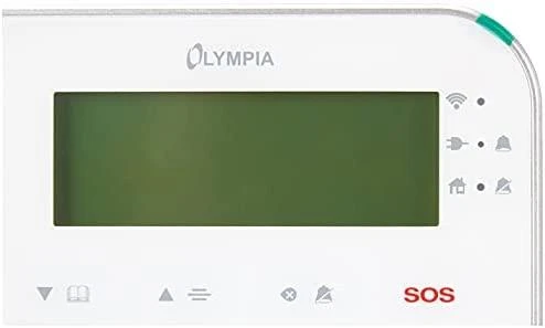 Olympia Prohome 8700 WLAN/GSM signalizacijos sistema balta